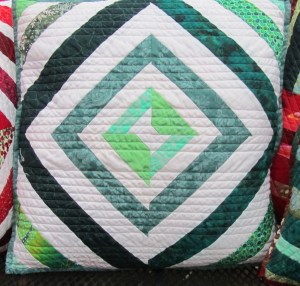 Pillows green