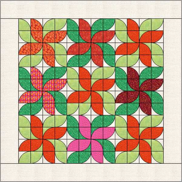 pointsettia quilt